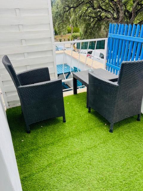 Cavaliere Studio 2 Pers Terrasse 勒拉旺杜 外观 照片